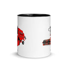 The Tractor Mugs Store 1994 Massey Ferguson 32 Combine Harvester | Mug with Color Inside Quality Farmers Merch