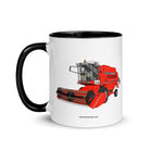 The Tractor Mugs Store 1994 Massey Ferguson 32 Combine Harvester | Mug with Color Inside Quality Farmers Merch