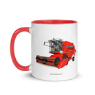 The Tractor Mugs Store 1994 Massey Ferguson 32 Combine Harvester | Mug with Color Inside Quality Farmers Merch