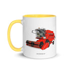 The Tractor Mugs Store 1994 Massey Ferguson 32 Combine Harvester | Mug with Color Inside Quality Farmers Merch