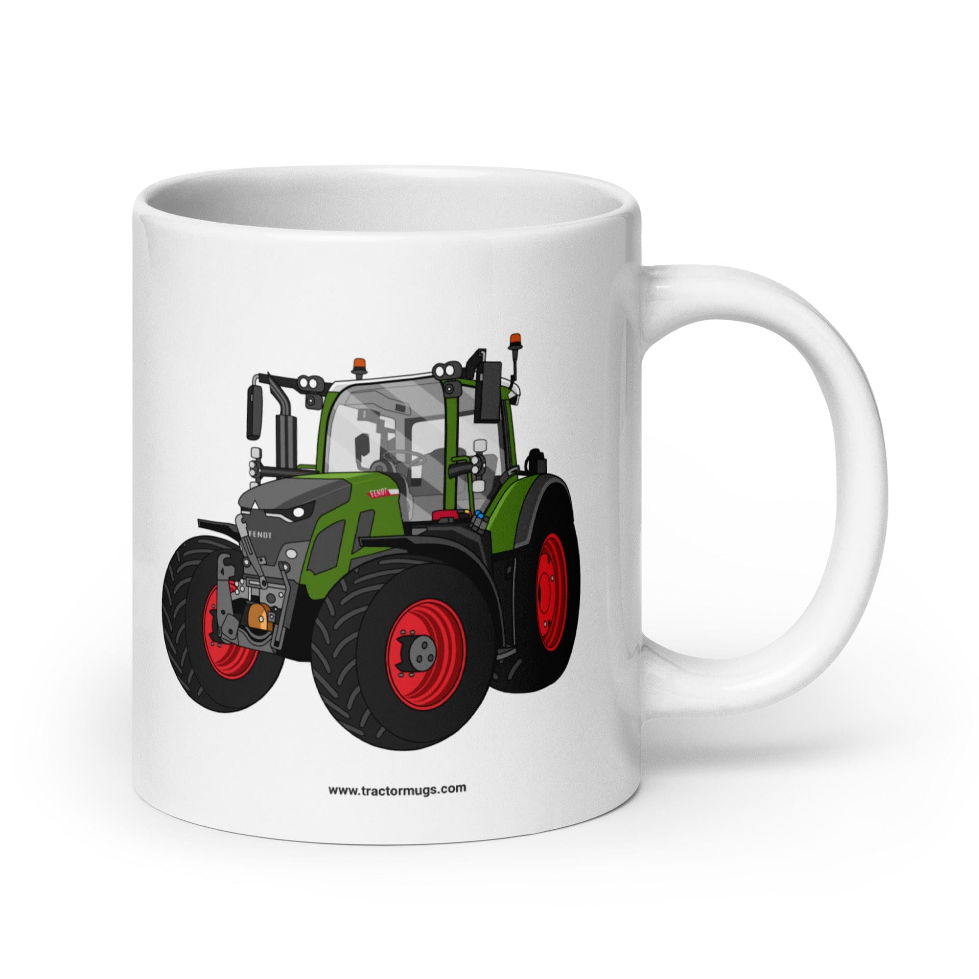 The Tractor Mugs Store 20 oz Fendt 620 Vario | White glossy mug Quality Farmers Merch