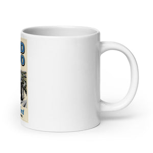 The Tractor Mugs Store 20 oz Ford 5000 Retro | White Glossy Mug Quality Farmers Merch