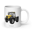 The Tractor Mugs Store 20 oz JCB Fastrac 2170 | White glossy mug Quality Farmers Merch