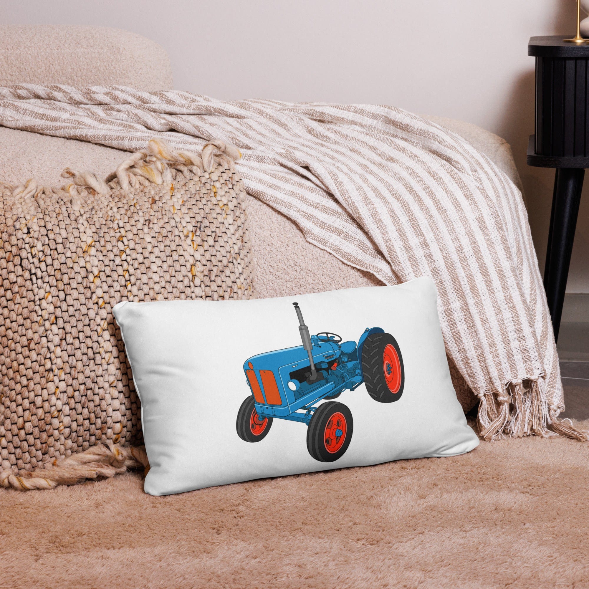 The Tractor Mugs Store 20″×12″ Fordson Super Dexta | Pillow Case Quality Farmers Merch