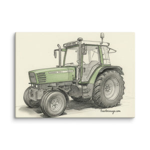 The Tractor Mugs Store 20″×28″ Fendt Farmer 308 C Pencil Sketch | Canvas Quality Farmers Merch