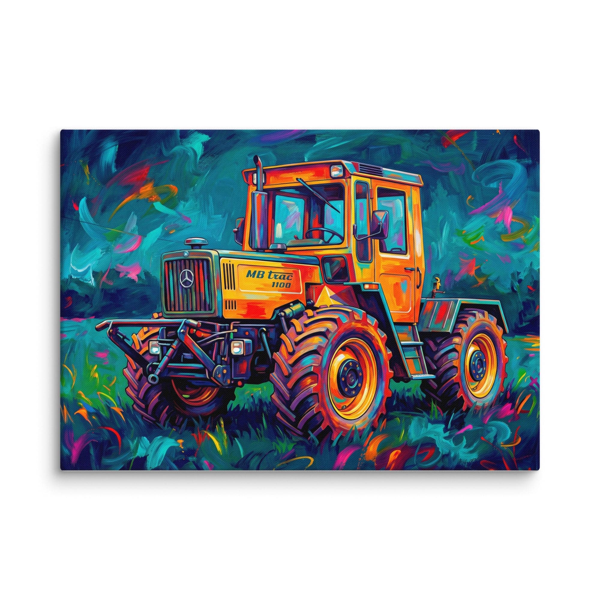 The Tractor Mugs Store 20″×28″ MB TRAC 1100 | Splash Art Canvas Quality Farmers Merch