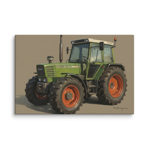 The Tractor Mugs Store 20″×30″ Fendt 308 LSA 4WD Oil Painting | Canvas Quality Farmers Merch