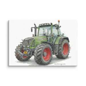 The Tractor Mugs Store 20″×30″ Fendt Favorit 818 Watercolor | Canvas Quality Farmers Merch