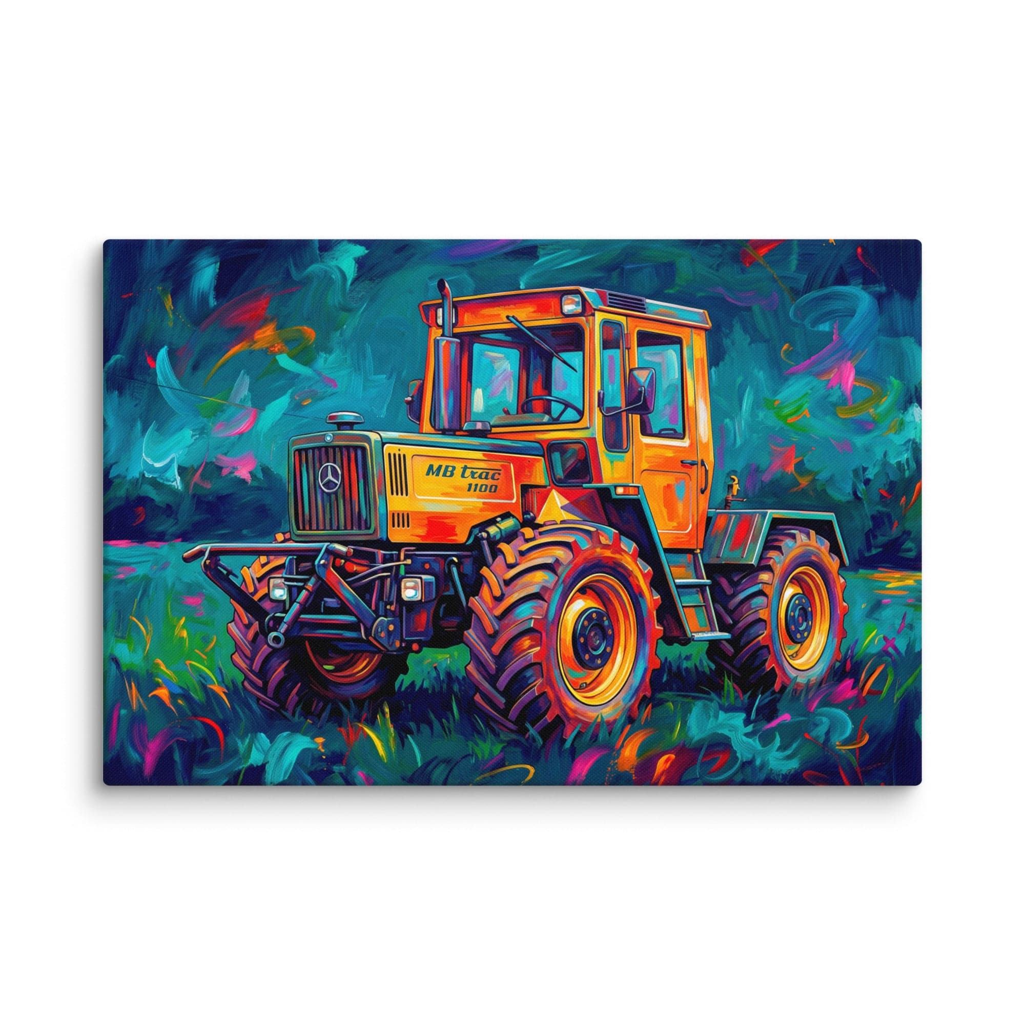 The Tractor Mugs Store 20″×30″ MB TRAC 1100 | Splash Art Canvas Quality Farmers Merch