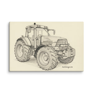 The Tractor Mugs Store 20″×30″ McCormick MTX 200 Pencil Sketch | Canvas Quality Farmers Merch