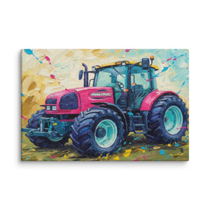 The Tractor Mugs Store 20″×30″ Renault ares 696 rz Splash Art | Canvas Quality Farmers Merch