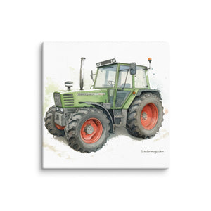 The Tractor Mugs Store 26″×26″ Fendt Farmer 308 C Watercolor | Canvas Quality Farmers Merch