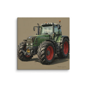 The Tractor Mugs Store 26″×26″ Fendt Favorit 818 Oil Painting | Canvas Quality Farmers Merch