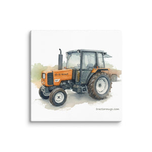 The Tractor Mugs Store 26″×26″ Renault 65-32 MX Watercolor | Canvas Quality Farmers Merch