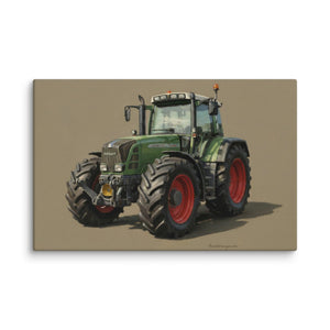 The Tractor Mugs Store 26″×40″ Fendt Favorit 818 Oil Painting | Canvas Quality Farmers Merch