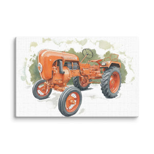 The Tractor Mugs Store 26″×40″ Porsche Diesel A111 Watercolor | Canvas Quality Farmers Merch