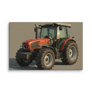The Tractor Mugs Store 26″×40″ SAME Dorado Natural 70 (Stage V) Oil Painting | Canvas Quality Farmers Merch