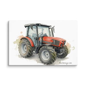 The Tractor Mugs Store 26″×40″ SAME Dorado Natural 70 (Stage V) Watercolor | Canvas Quality Farmers Merch