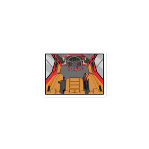 The Tractor Mugs Store 3″×3″ International Cabin | Bubble-free stickers Quality Farmers Merch