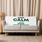 The Tractor Mugs Store 37″×57″ KEEP CALM and KEEP MILKING | Sherpa blanket Quality Farmers Merch