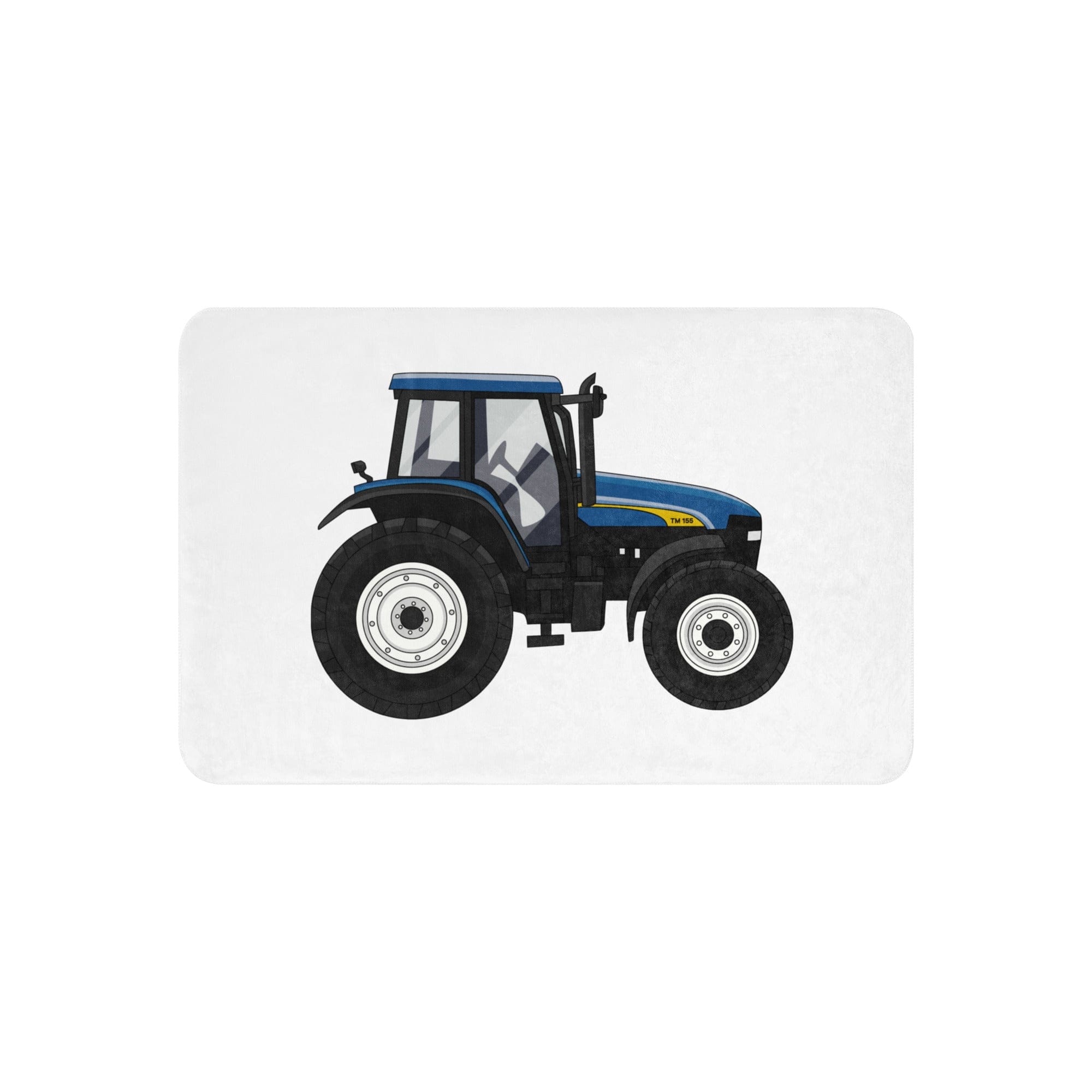 The Tractor Mugs Store 37″×57″ New Holland TM 155 | Sherpa blanket Quality Farmers Merch