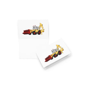 The Tractor Mugs Store 4″×6″ JCB 3D (1975) | Greeting card Quality Farmers Merch