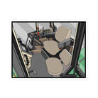 The Tractor Mugs Store 5.5″×5.5″ John Deere 7810 Cabin | Bubble-free stickers Quality Farmers Merch