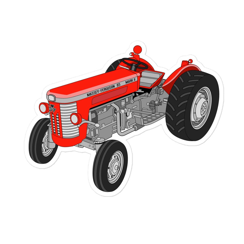 The Tractor Mugs Store 5.5″×5.5″ Massey-Ferguson 65 Mark II | Bubble-free stickers Quality Farmers Merch