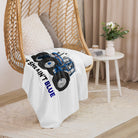 The Tractor Mugs Store 50″×60″ If She Ain't Blue | Sherpa blanket Quality Farmers Merch