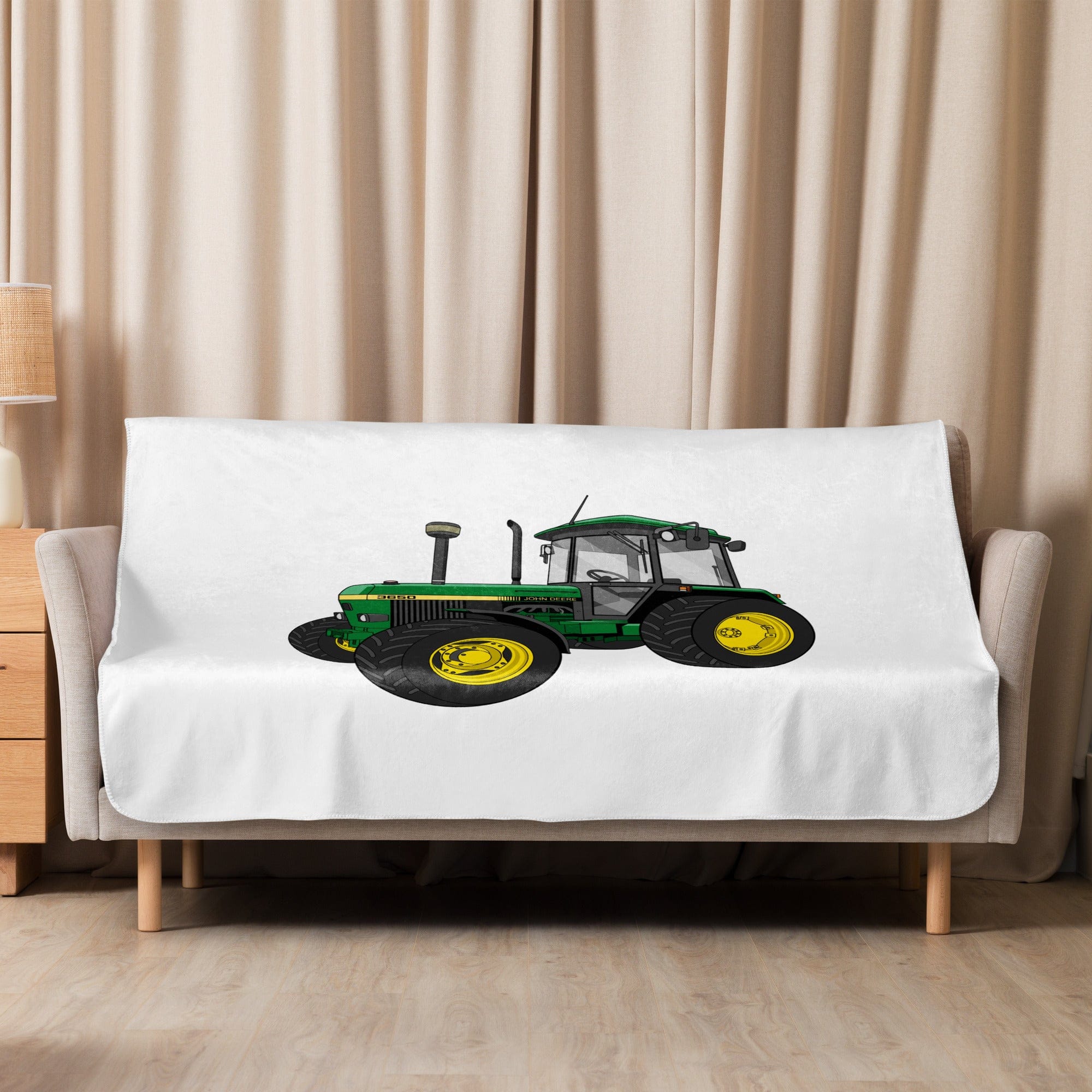 The Tractor Mugs Store 50″×60″ John Deere 3650 | Sherpa blanket Quality Farmers Merch