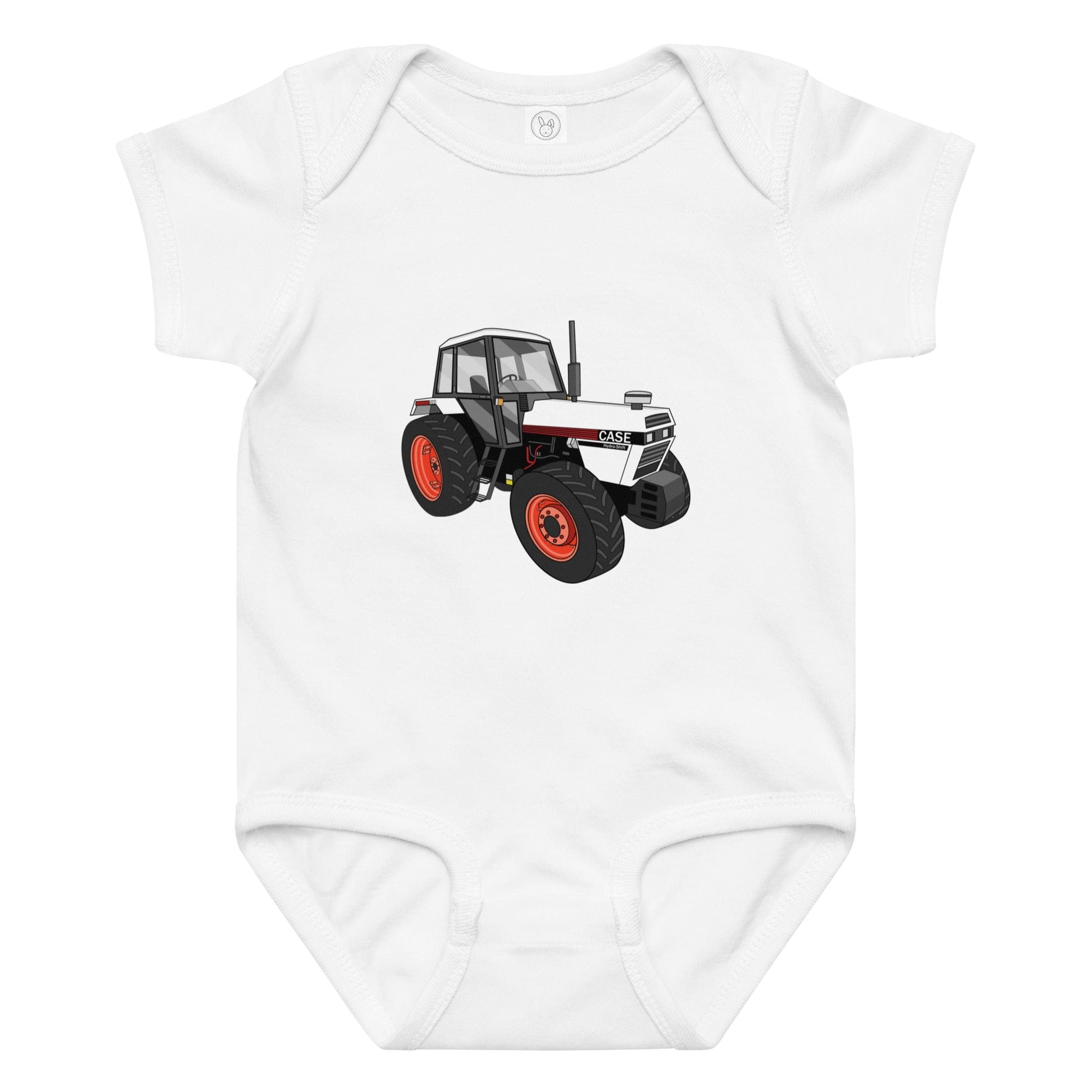 The Tractor Mugs Store 6M 1985 Case 1594 Hydra-Shift | Baby jersey bodysuit Quality Farmers Merch