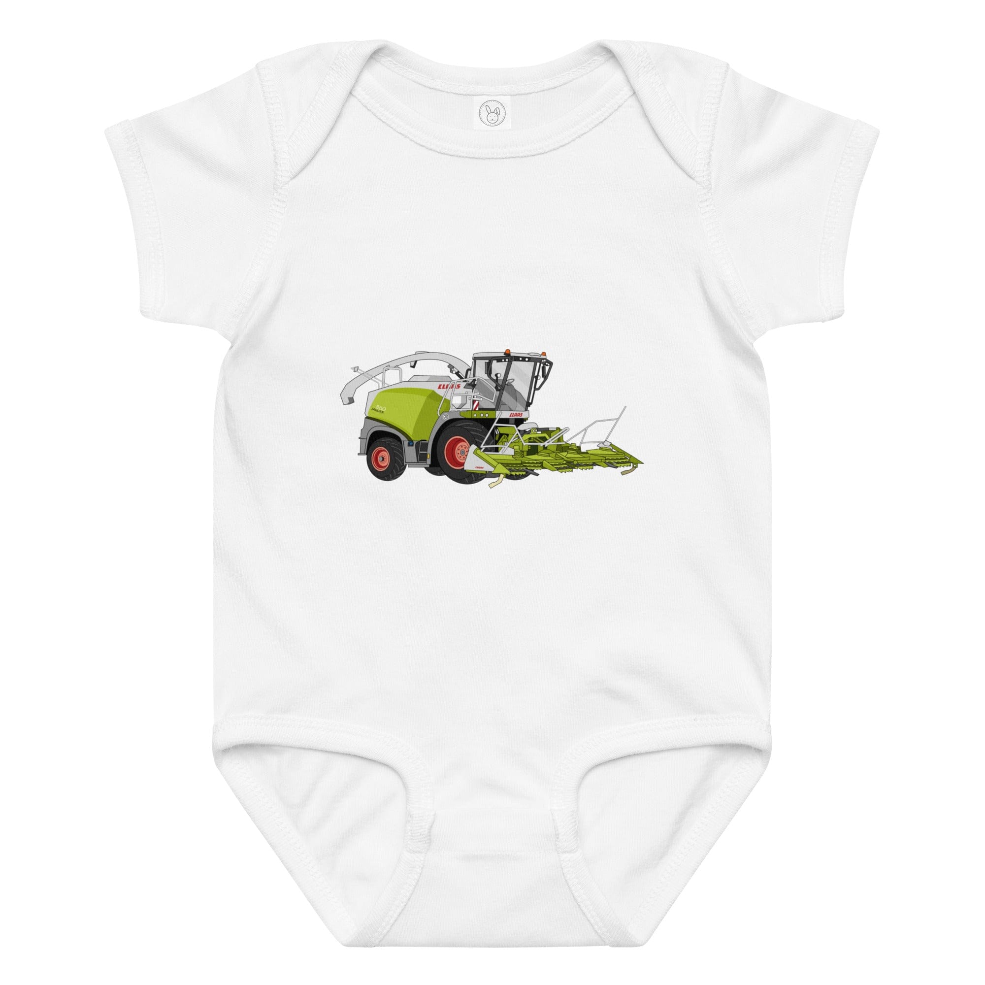 The Tractor Mugs Store 6M Class Jaguar 860 Forage Harvester | Baby jersey bodysuit Quality Farmers Merch
