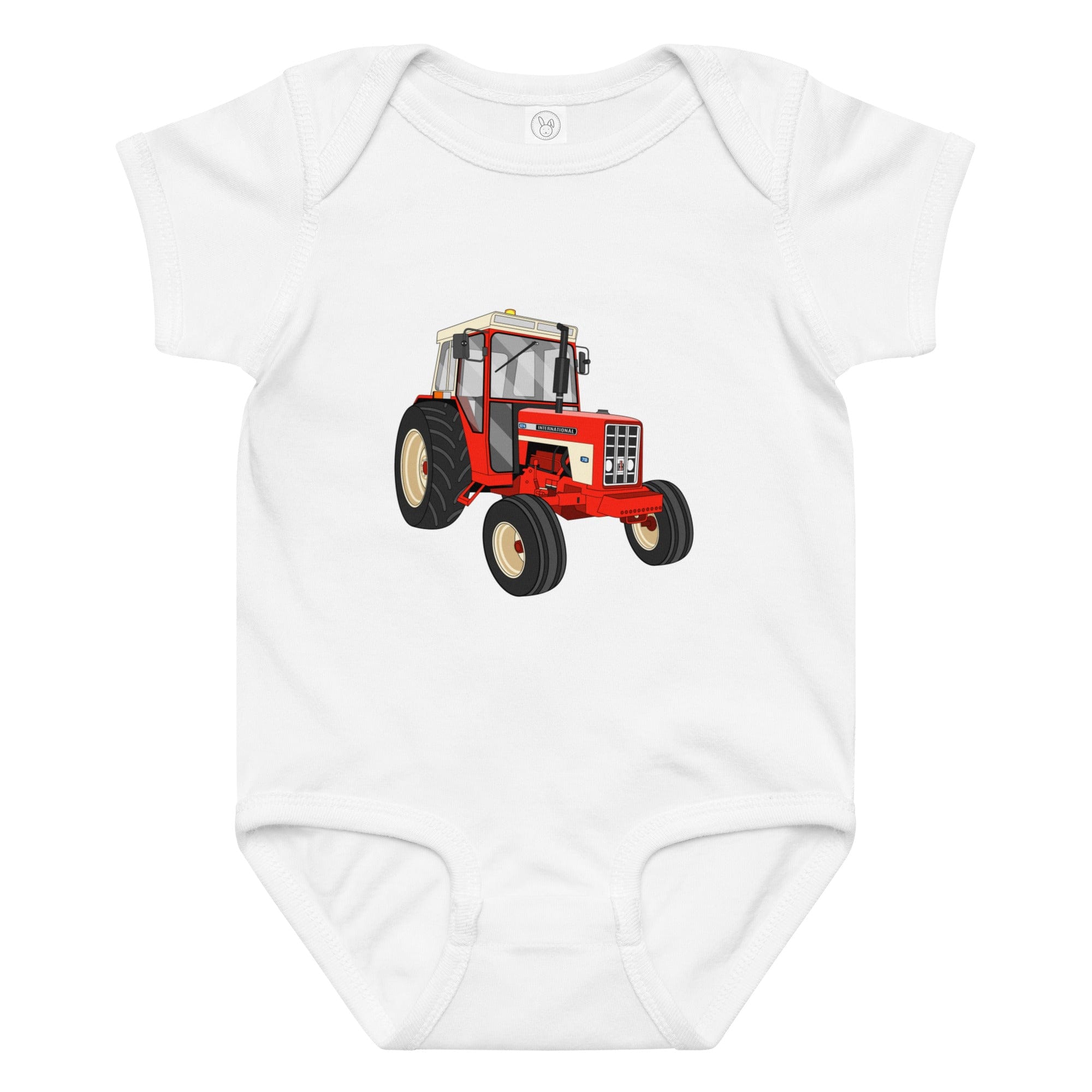 The Tractor Mugs Store 6M International 674 | Baby jersey bodysuit Quality Farmers Merch