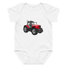 The Tractor Mugs Store 6M Massey Ferguson 6480 | Baby jersey bodysuit Quality Farmers Merch