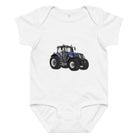 The Tractor Mugs Store 6M New Holland T8 435 | Baby jersey bodysuit Quality Farmers Merch