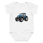 The Tractor Mugs Store 6M New Holland The 7040 -1 | Baby jersey bodysuit Quality Farmers Merch