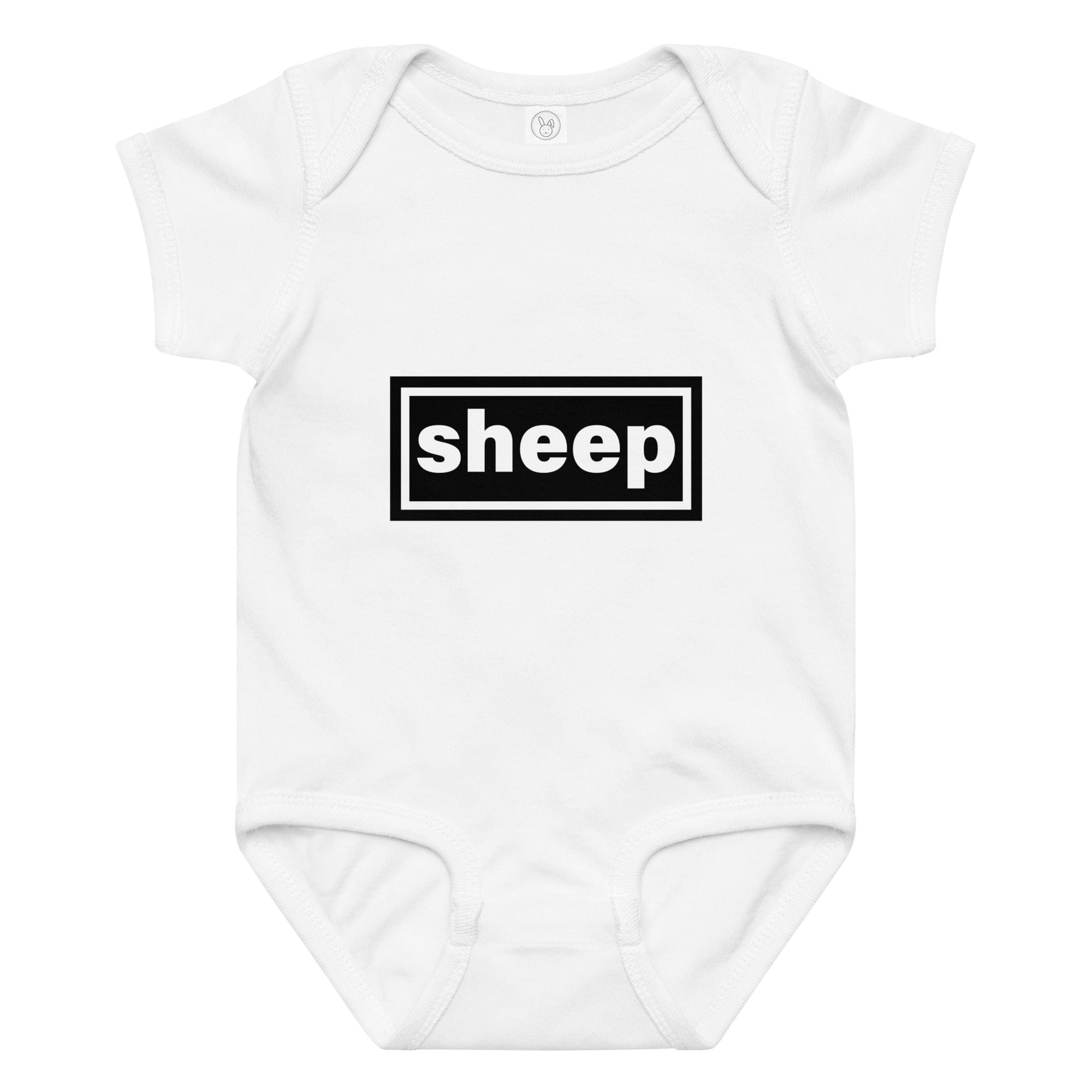 The Tractor Mugs Store 6M Oasis Sheep | Baby jersey bodysuit Quality Farmers Merch