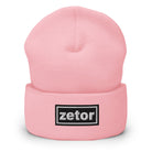 The Tractor Mugs Store Baby Pink OASIS Style 'Zetor' | Cuffed Beanie Quality Farmers Merch