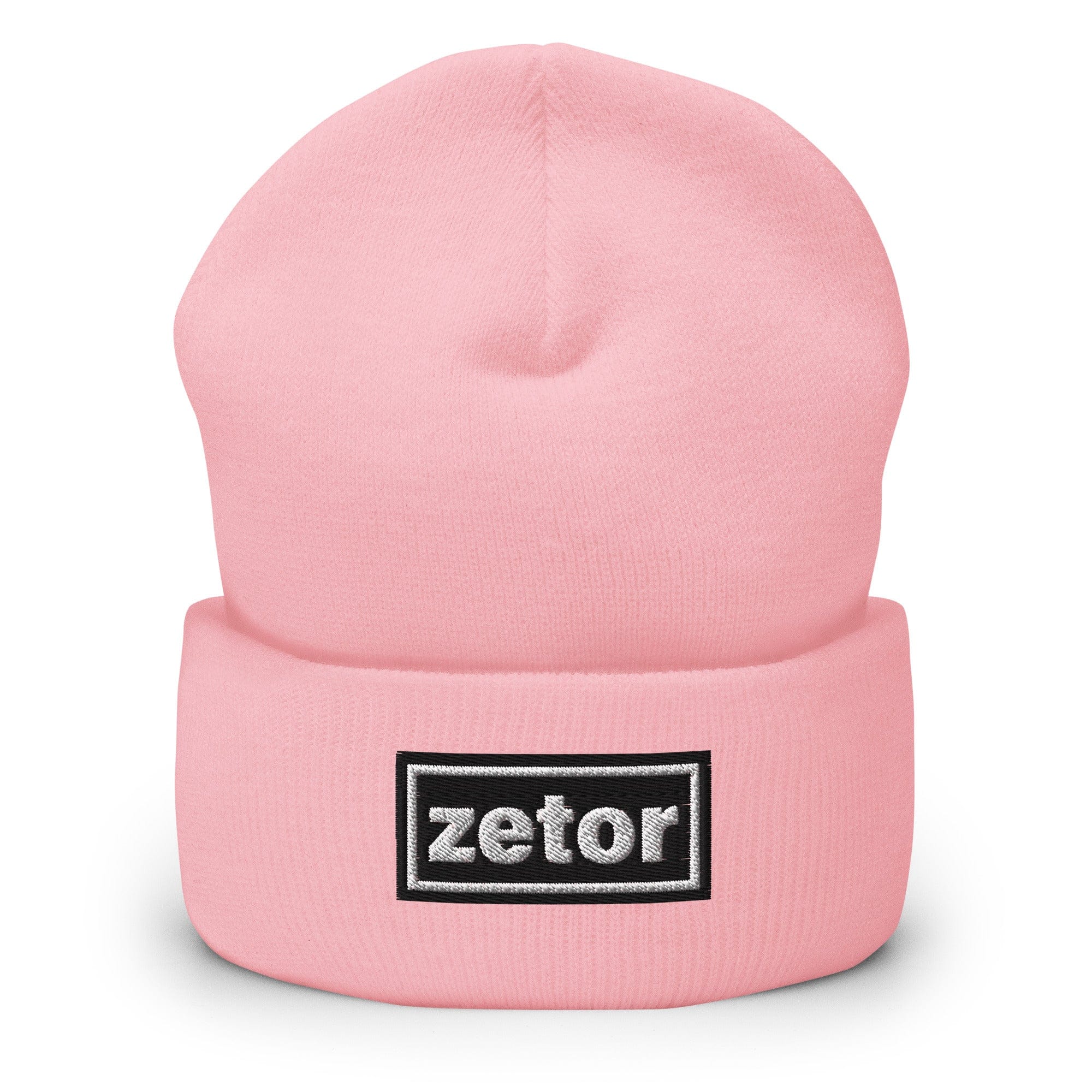 The Tractor Mugs Store Baby Pink OASIS Style 'Zetor' | Cuffed Beanie Quality Farmers Merch