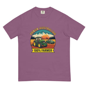 The Tractor Mugs Store Berry John Deere 6930 PROUD AUSTRALIAN 100% FARMER Outdoor | Unisex Premium T-shirt Quality Farmers Merch