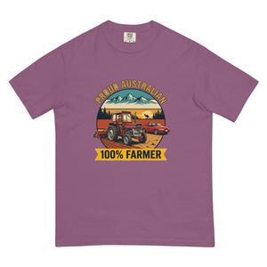 The Tractor Mugs Store Berry Massey Ferguson 135 PROUD AUSTRALIAN 100% FARMER Outdoor | Unisex Premium T-shirt Quality Farmers Merch