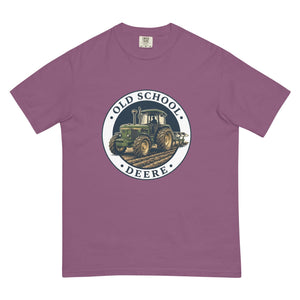 The Tractor Mugs Store Berry / S John Deere 3350 OLD SCHOOL DEERE Engraving | Unisex Premium T-shirt Quality Farmers Merch