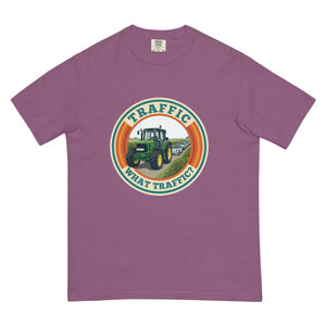The Tractor Mugs Store Berry / S John Deere 6930 TRAFFIC WHAT TRAFFIC? Retro | Unisex Premium T-shirt Quality Farmers Merch
