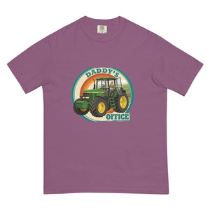 The Tractor Mugs Store Berry / S John Deere 7810 DADDY'S OFFICE Retro | Unisex Premium T-shirt Quality Farmers Merch