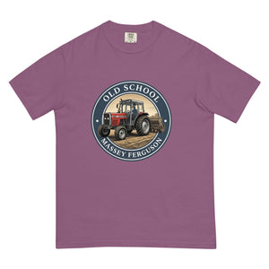 The Tractor Mugs Store Berry / S Massey Ferguson 390T OLD SCHOOL MASSEY FERGUSON Engraving | Unisex Premium T-shirt Quality Farmers Merch