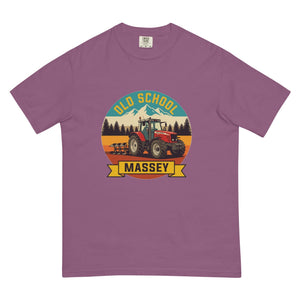 The Tractor Mugs Store Berry / S Massey Ferguson 6480 OLD SCHOOL MASSEY Outdoor | Unisex Premium T-shirt Quality Farmers Merch