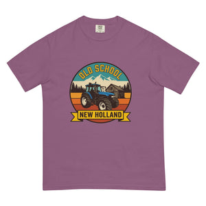 The Tractor Mugs Store Berry / S New Holland TM 135 OLD SCHOOL NEW HOLLAND Outdoor | Unisex Premium T-shirt Quality Farmers Merch