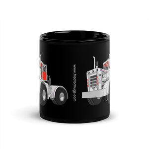 The Tractor Mugs Store Big Bud Tractor | Black Glossy Mug Quality Farmers Merch