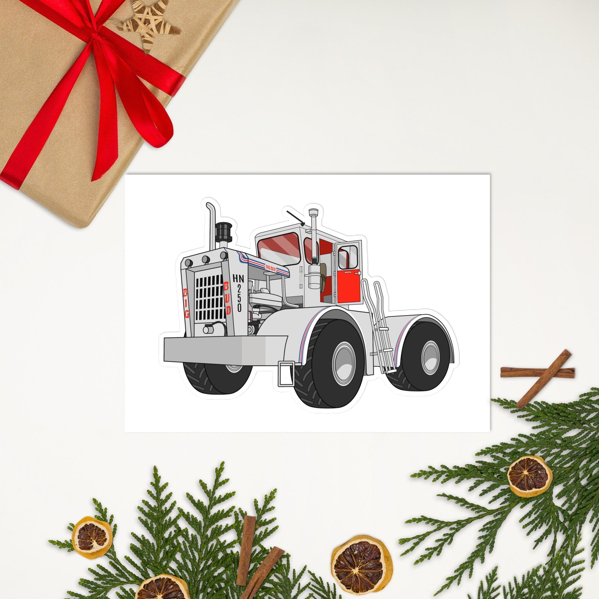 The Tractor Mugs Store Big Bud Tractor | Sticker sheet Quality Farmers Merch