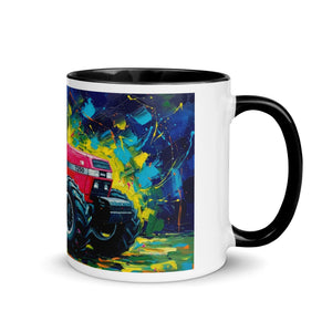 The Tractor Mugs Store Black / 11 oz Case 7250 Splash Art | Mug with Color Inside Quality Farmers Merch